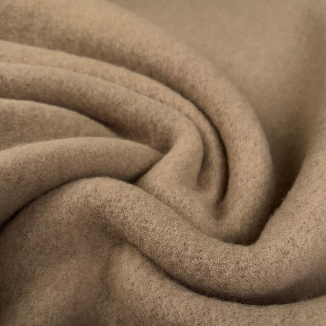 100% Wool Fleece - Beige