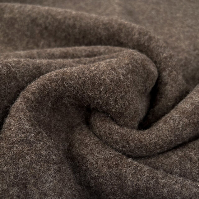 100% Wool Fleece - Brown