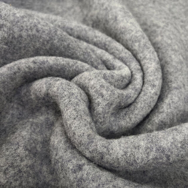 100% Wool Fleece - Light Grey