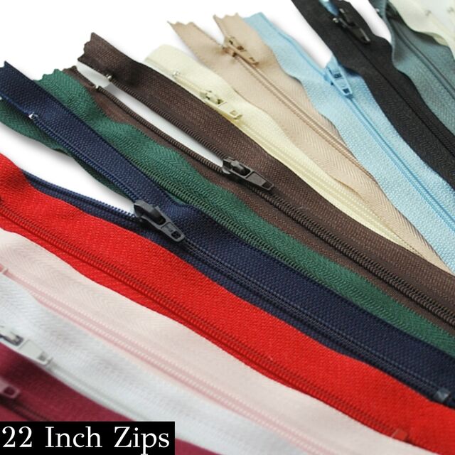 22 Inch Nylon Zips