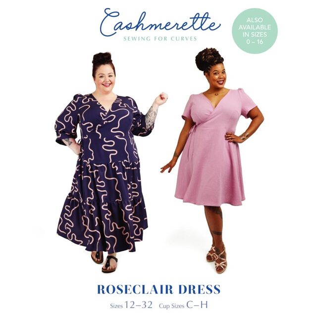 Cashmerette - Roseclair Dress Pattern (US 12-32)