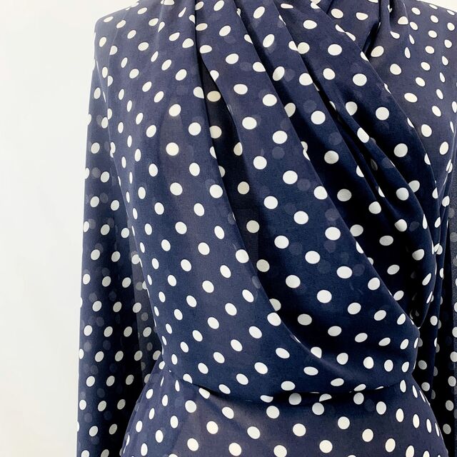 Spotty Chiffon - Grey