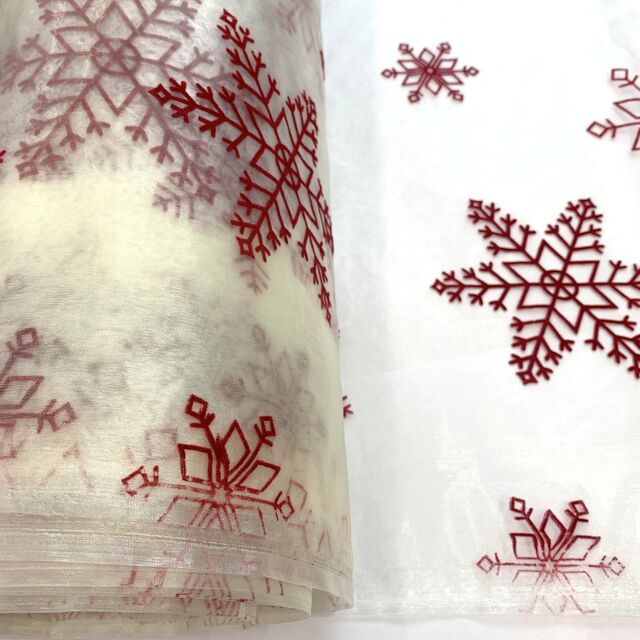 Christmas Organza - Flock