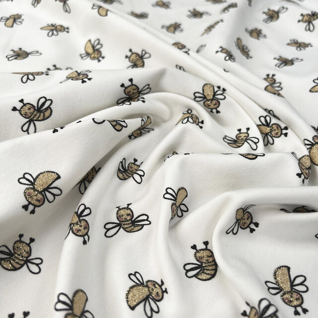 Cotton Jersey - Sparkle Bee