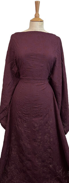 Crinkle Stitch - Burgundy