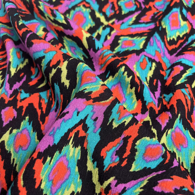 Crinkle Viscose - Neon