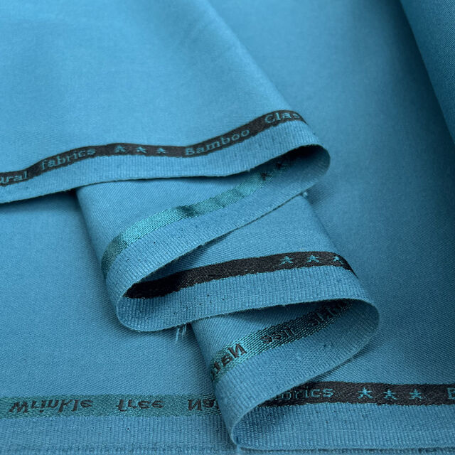Draper - Organic Bamboo Blend Suiting - Petrol