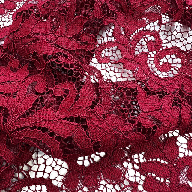 Double Scallop Lace - Wine