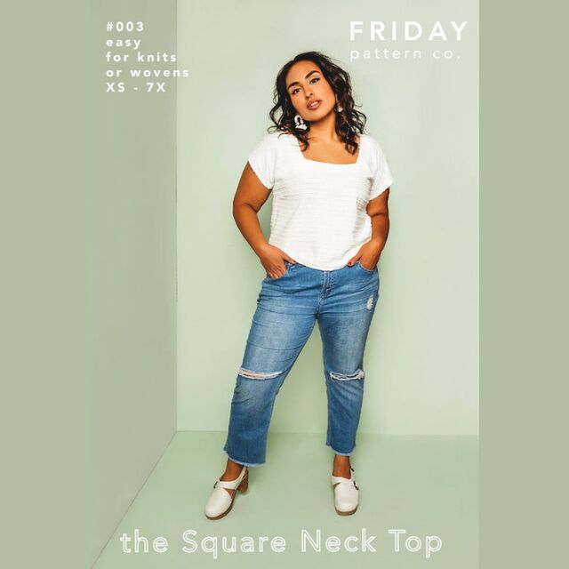 Friday Pattern Company - Square Neck Top Pattern
