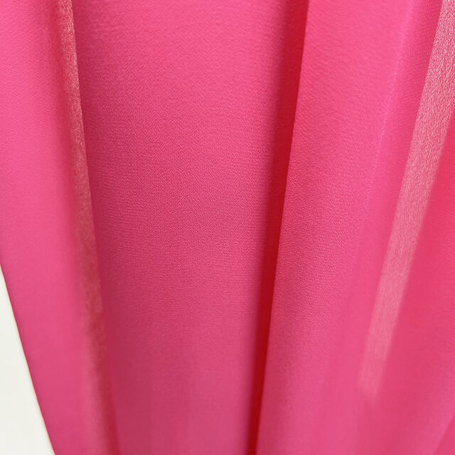 Georgette Dress Fabric - Cerise