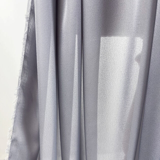 Georgette Dress Fabric - Pale Grey