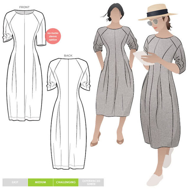 Style Arc - Gertrude Designer Dress Pattern (UK 18-30)
