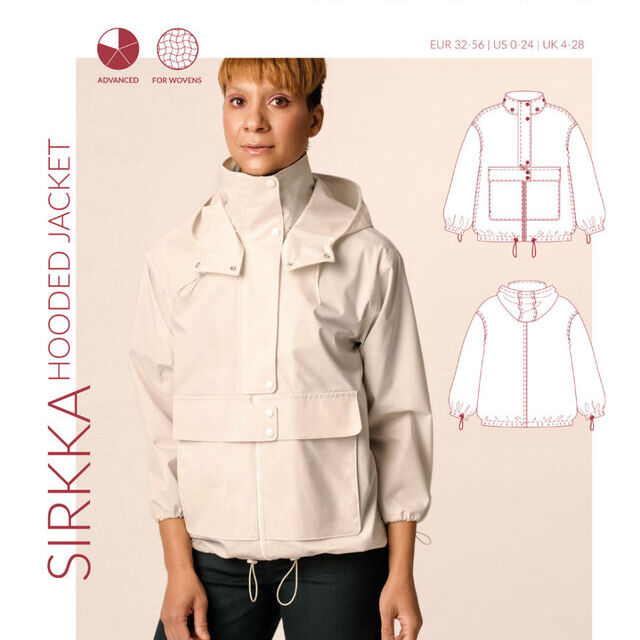 Named - Sirkka Hooded Jacket Pattern (UK 4-28)