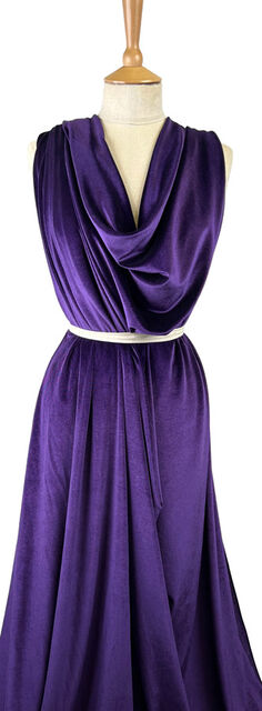 Roxy Stretch Velvet - Amethyst