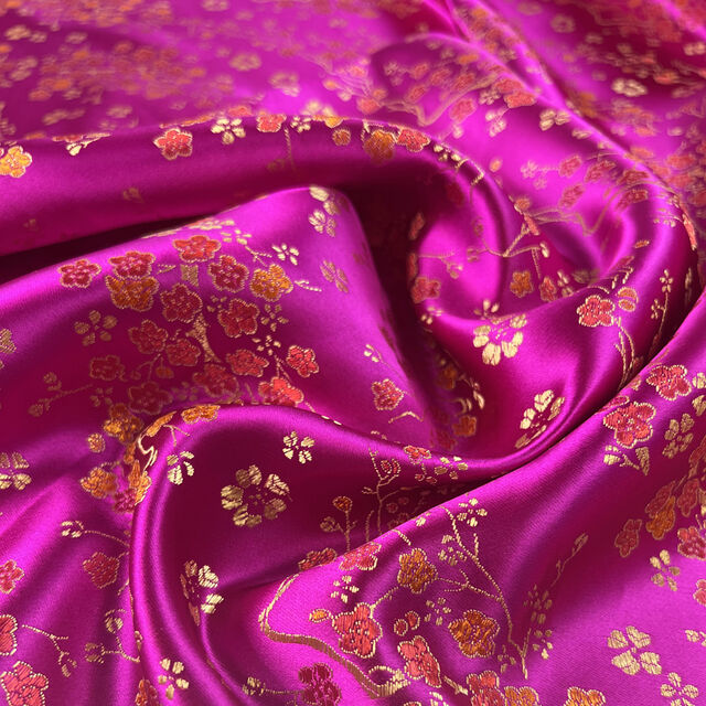 Qipao - Fuchsia Blossom