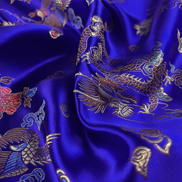 Qipao - Sapphire Dragon