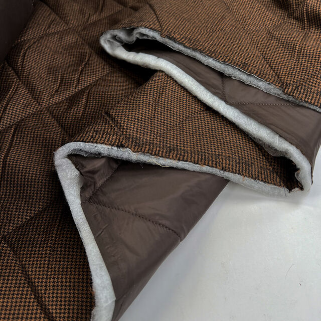 Quilted Wool - Dogtooth - Rust