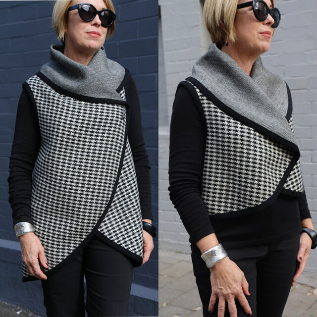 Tessuti - Kyoto Vest Sewing Pattern (UK XXS-XL)