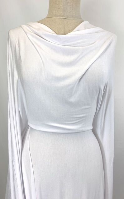 Viscose Jersey - White