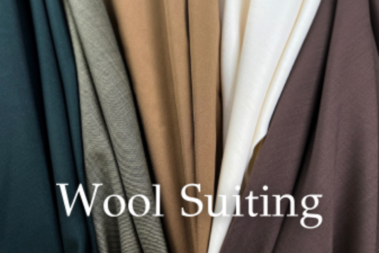 Wool Suiting Spring 2024